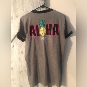 Vs pink rhtf hawaii tee size large